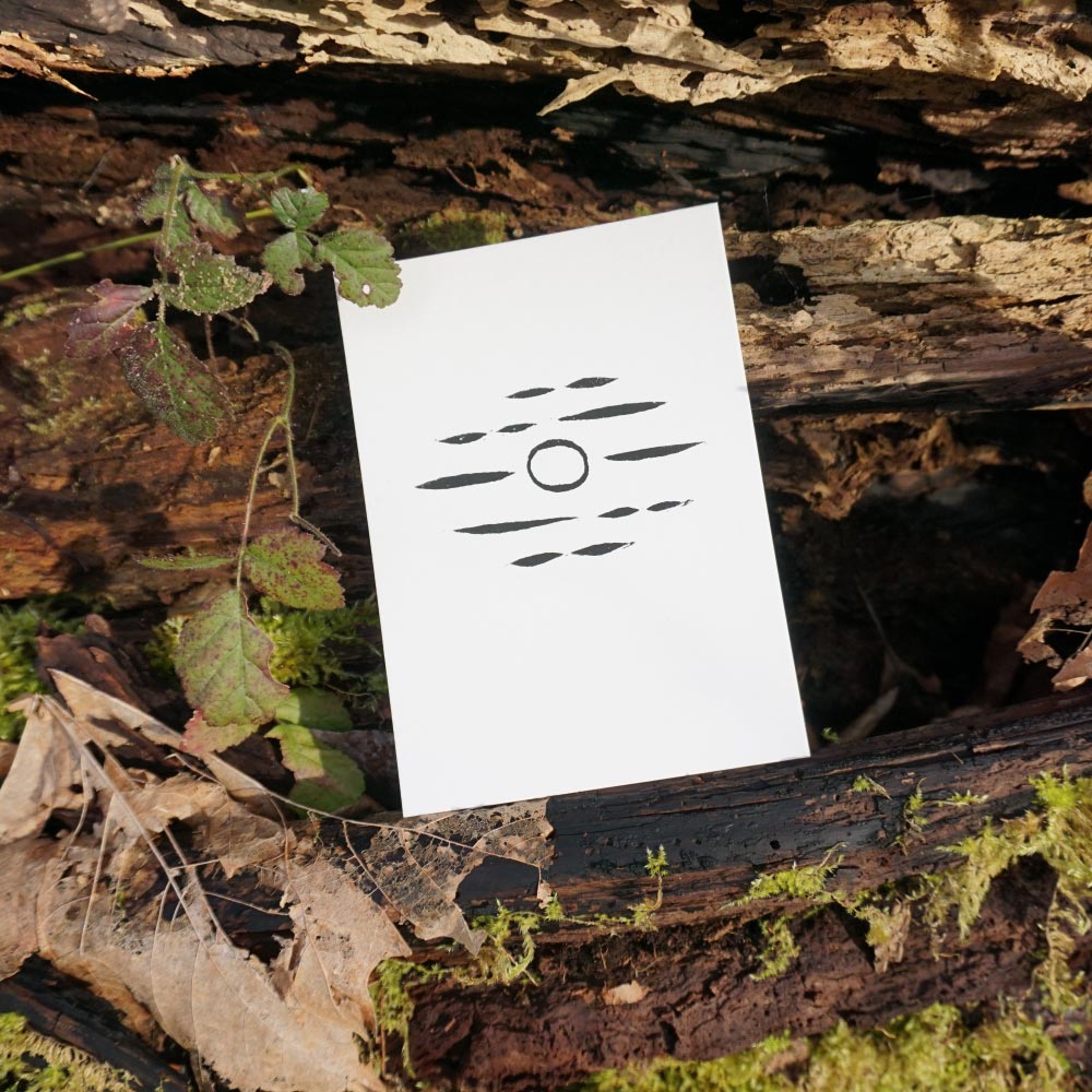 Photo of the Handmade print (Silence) product
